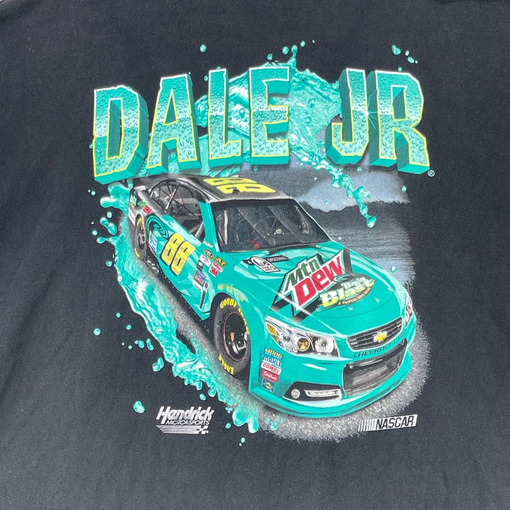 Dale Earnhardt Jr #88 Hendrick Motorsports T-Shirt Men 3XL Black Mtn Dew Nascar